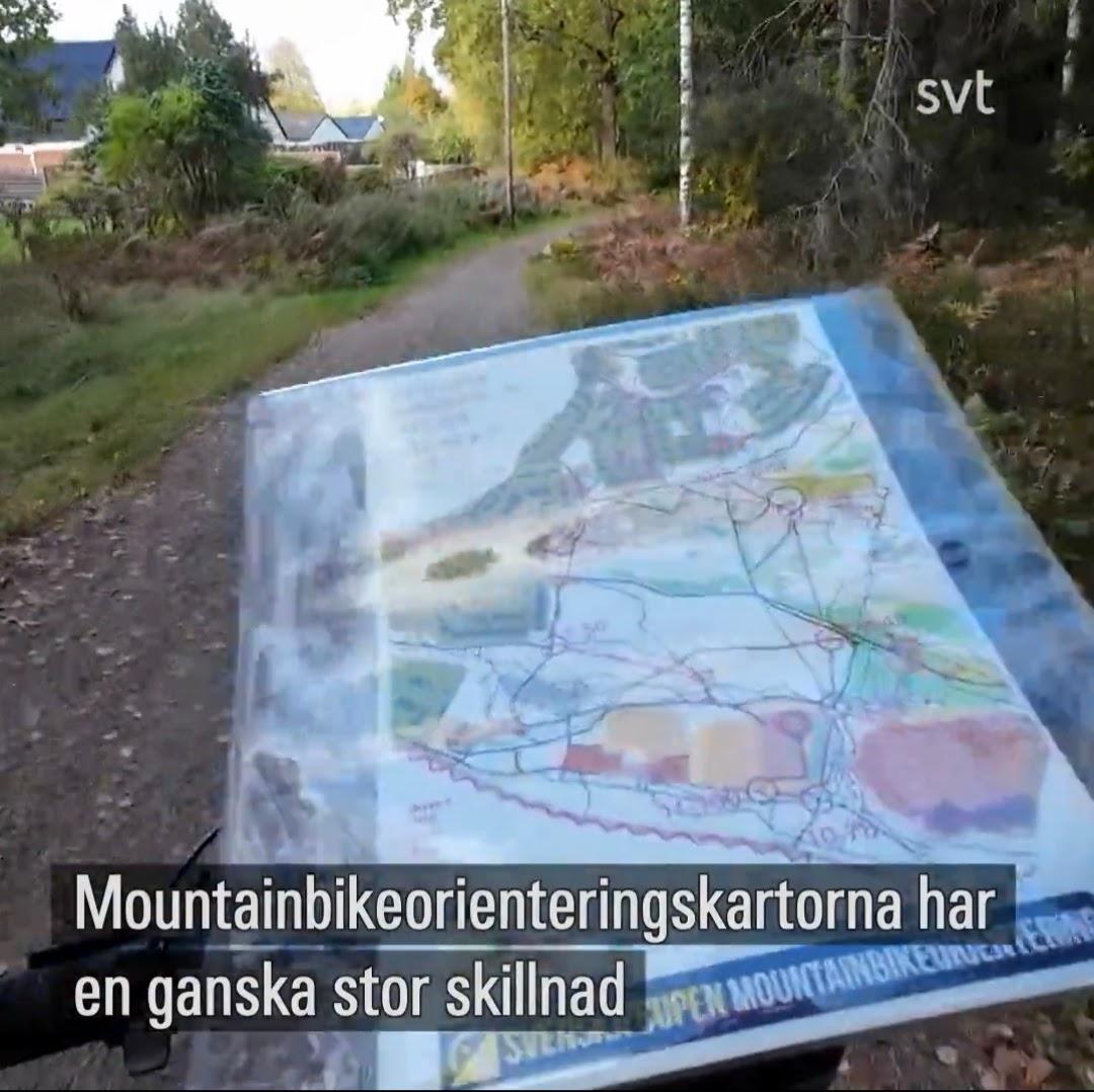 MTBO skiljer sig från den som används vid OL och SkidO