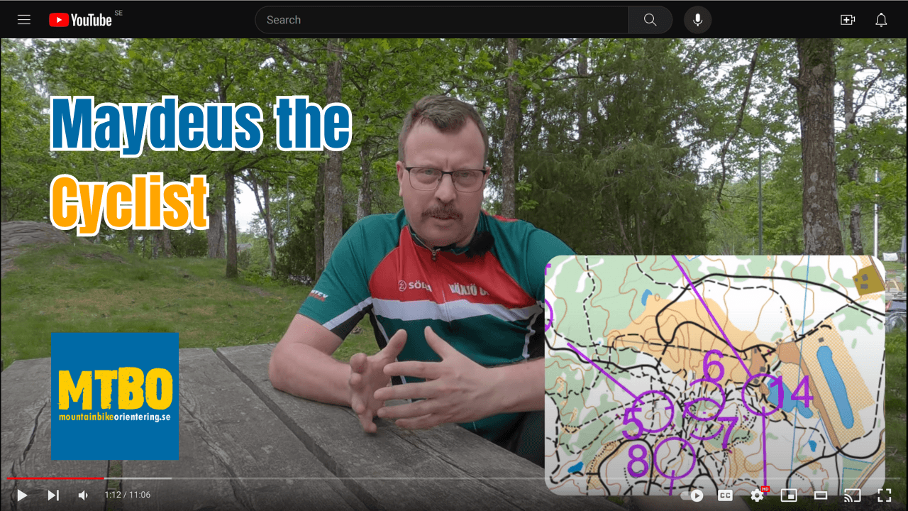 Maydeus the Cyclist berättar om MTBO